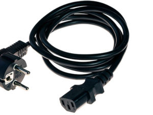 Cable 6ft Grounded Shucko European Power Cord